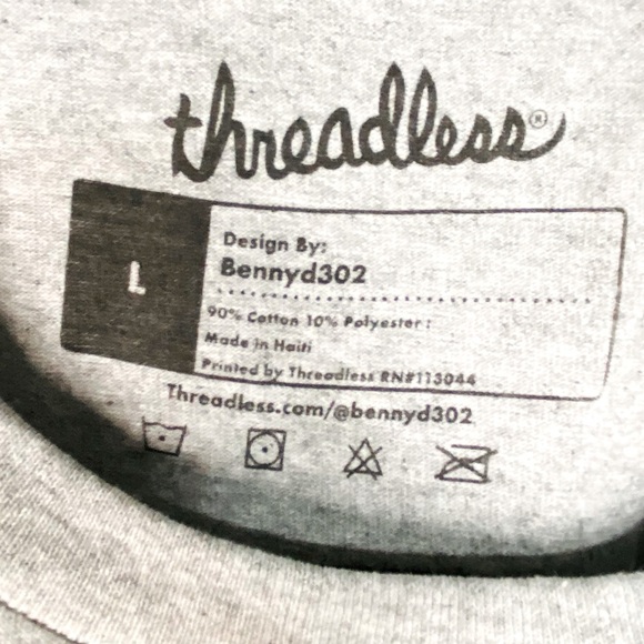 THREADLESS Fall Reaper Halloween Graphic T-Shirt Men’s Size L - Picture 4 of 5